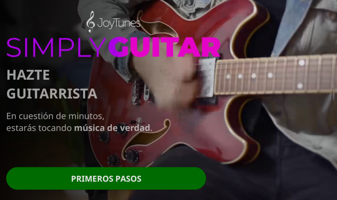 Aplicación Simply Guitar by JoyTunes – Aprende a tocar la guitarra usando tu celular